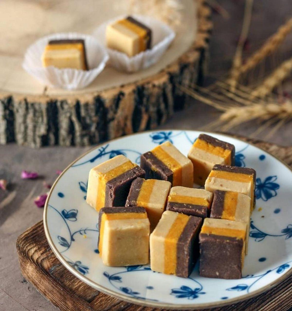 طرز تهیه حلوای سه رنگ مجلسی؛ گامی تا خلق یک دسر بهشتی