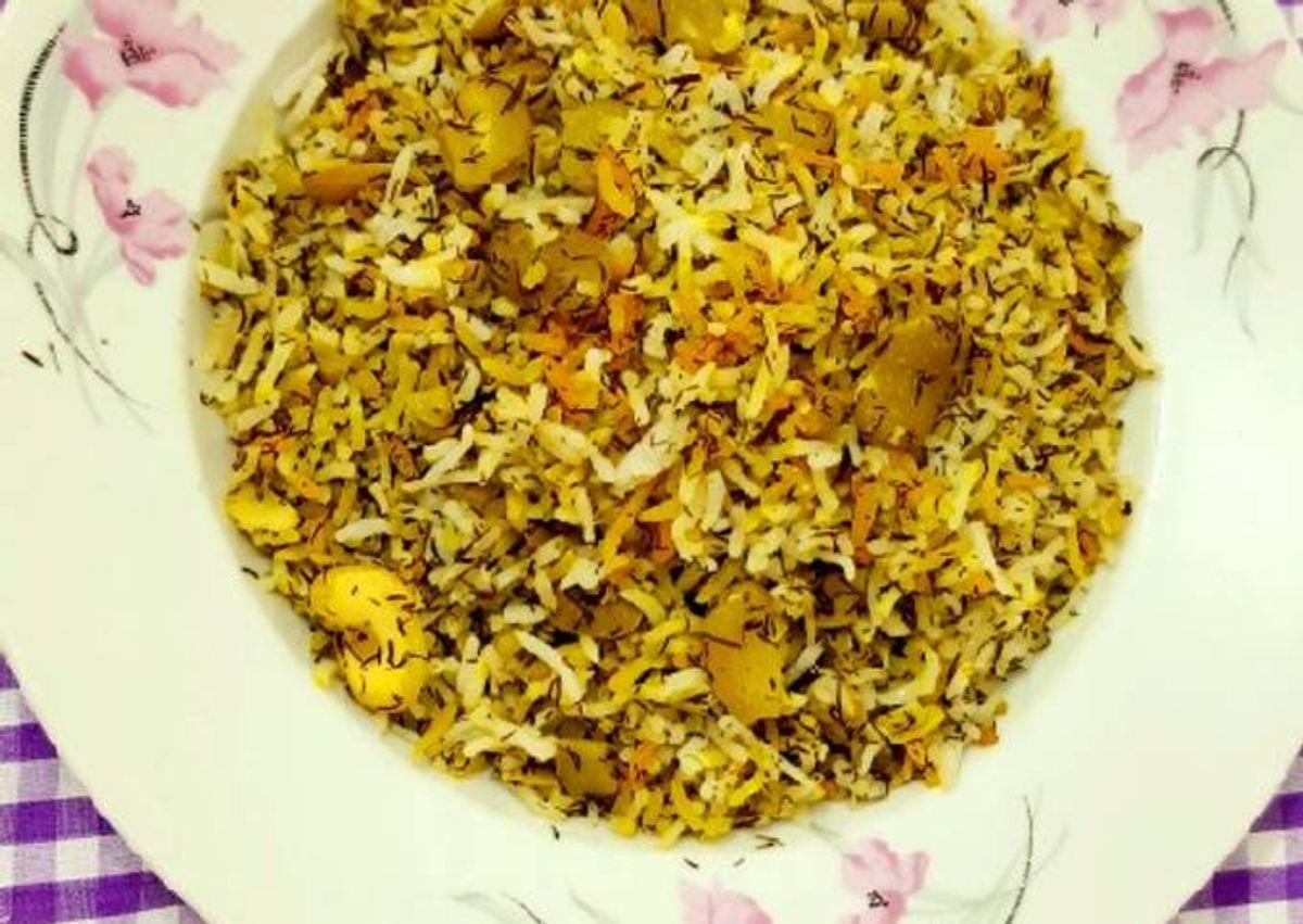 پلو باقالی مخلوط؛ پلو خوشمزه بهاری