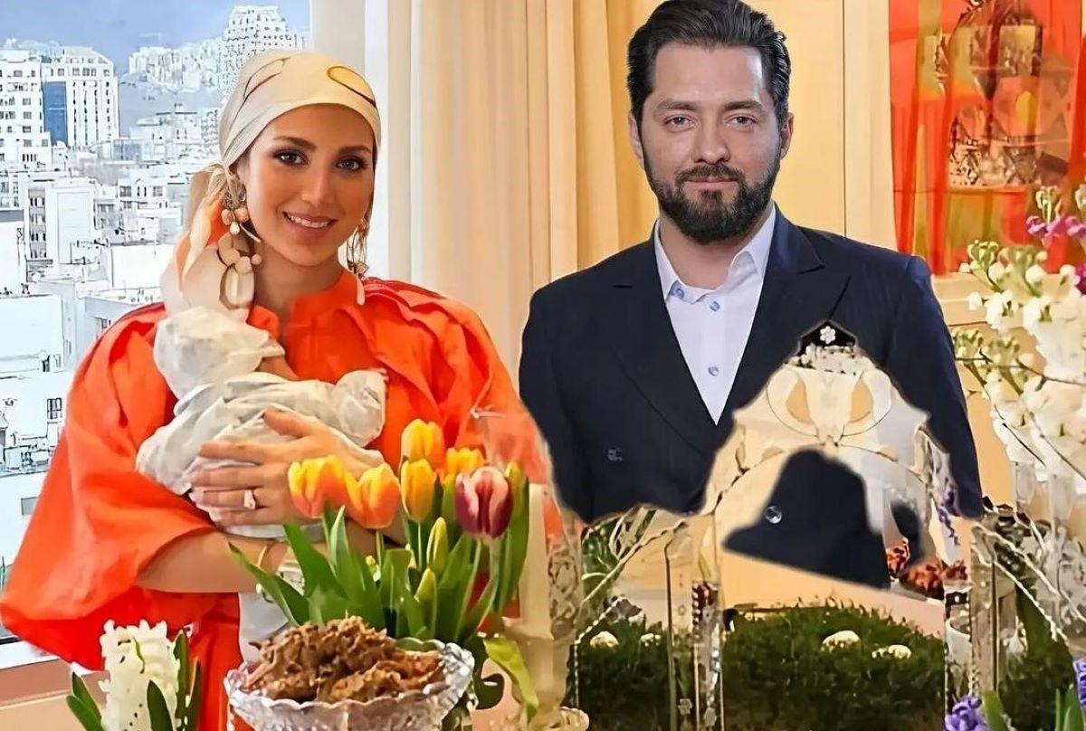 اولین تصویری از چهره پسر بهرام رادان و مینا مختاری| دکوراسیون اتاق خواب شیک جان رادان