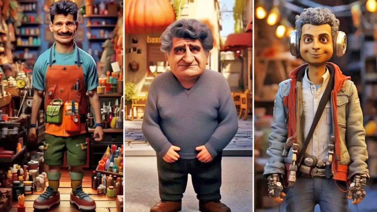 کارتونی شدن ستاره‌ها؛ نسخه کودک بازیگران معروف ایرانی منتشر شد