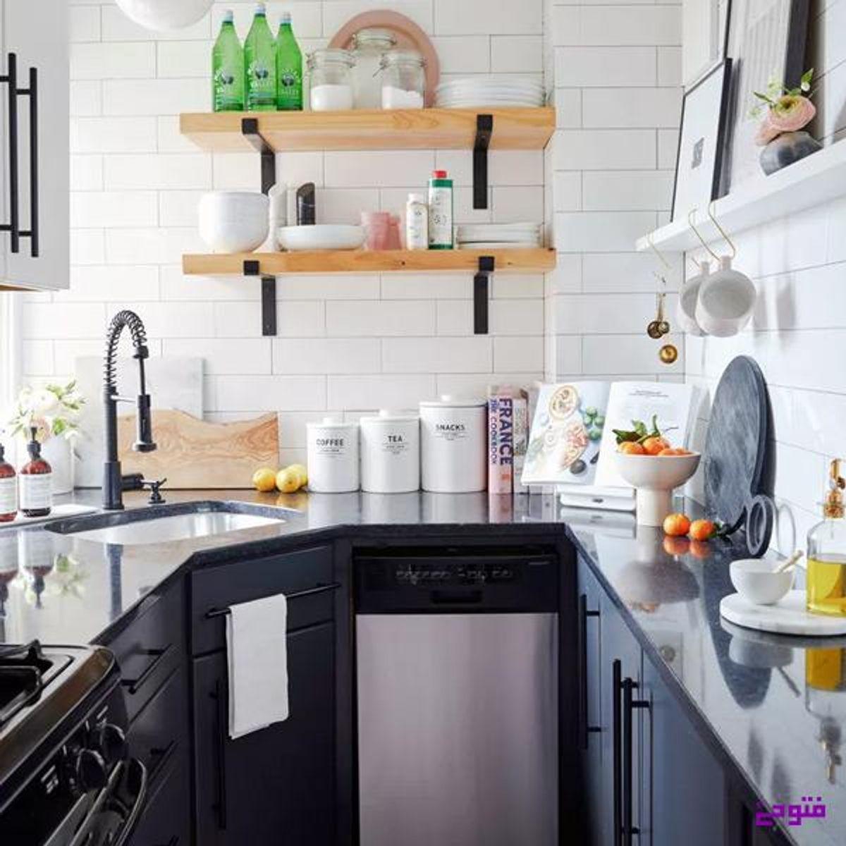 طراحی آشپزخانه کوچک با ترندهای روز | دکوراسیونی شیک و متفاوت