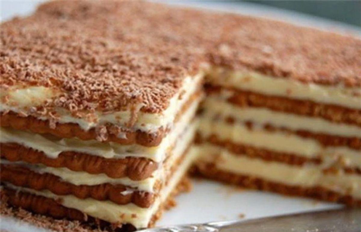 دسر یخچالی جدید با بیسکویت پتی بور؛ ساده، ارزان و خوشمزه