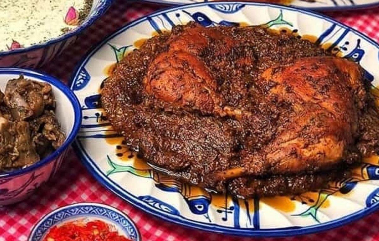 طرز تهیه خورشت مرغ گردویی
