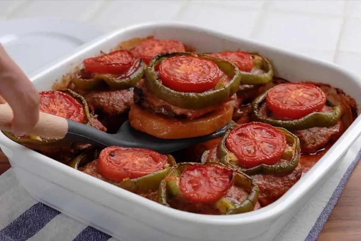 طرز تهیه خوراک گوشت و بادمجان ترکیه ای بسیار لذیذ