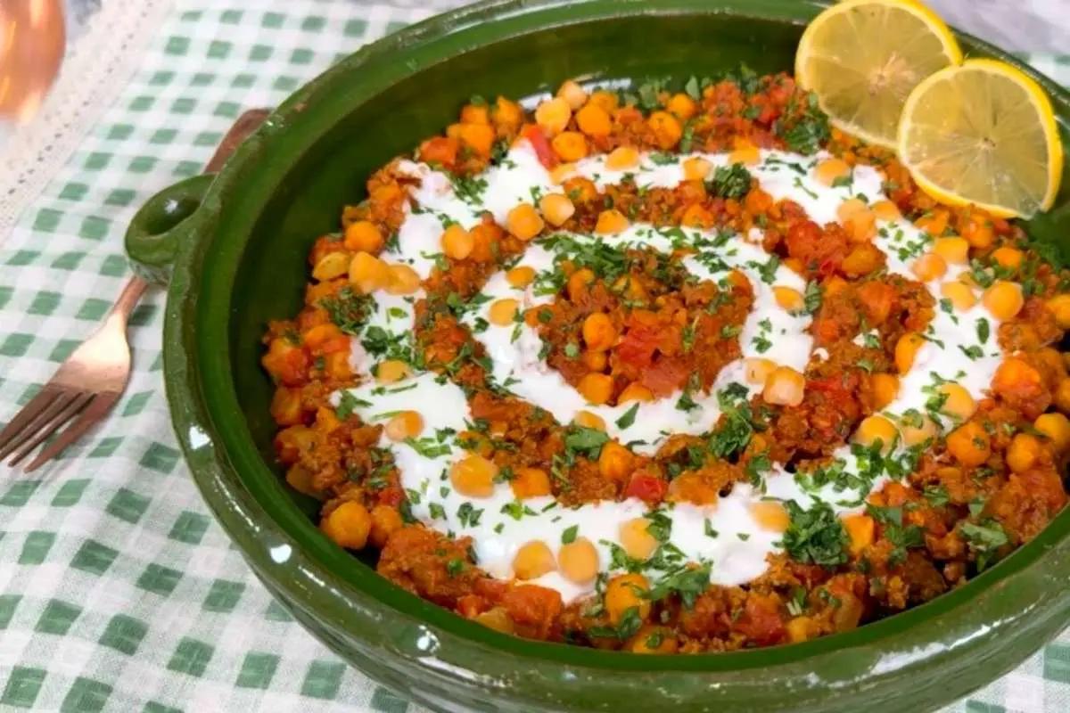 طرز تهیه بیج‌بیج نخود، یکی از غذاهای محلی شمال ایران