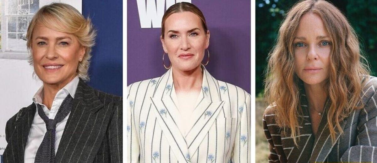 راز خوش‌پوشی بازیگران هالیوودی با کت و شلوار راه‌راه