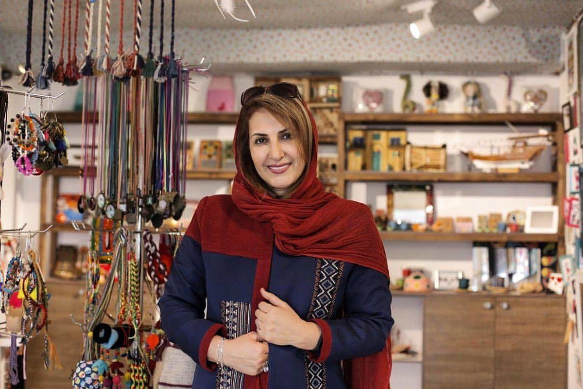 ماشالله! فاطمه گودرزی با هنر و لبخند از عروسش پذیرایی کرد