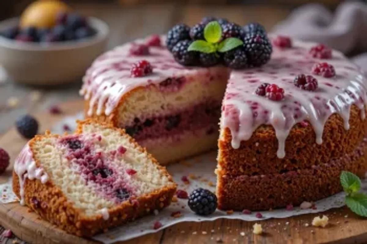 طرز تهیه کیک شاه توت با 2 روش متفاوت