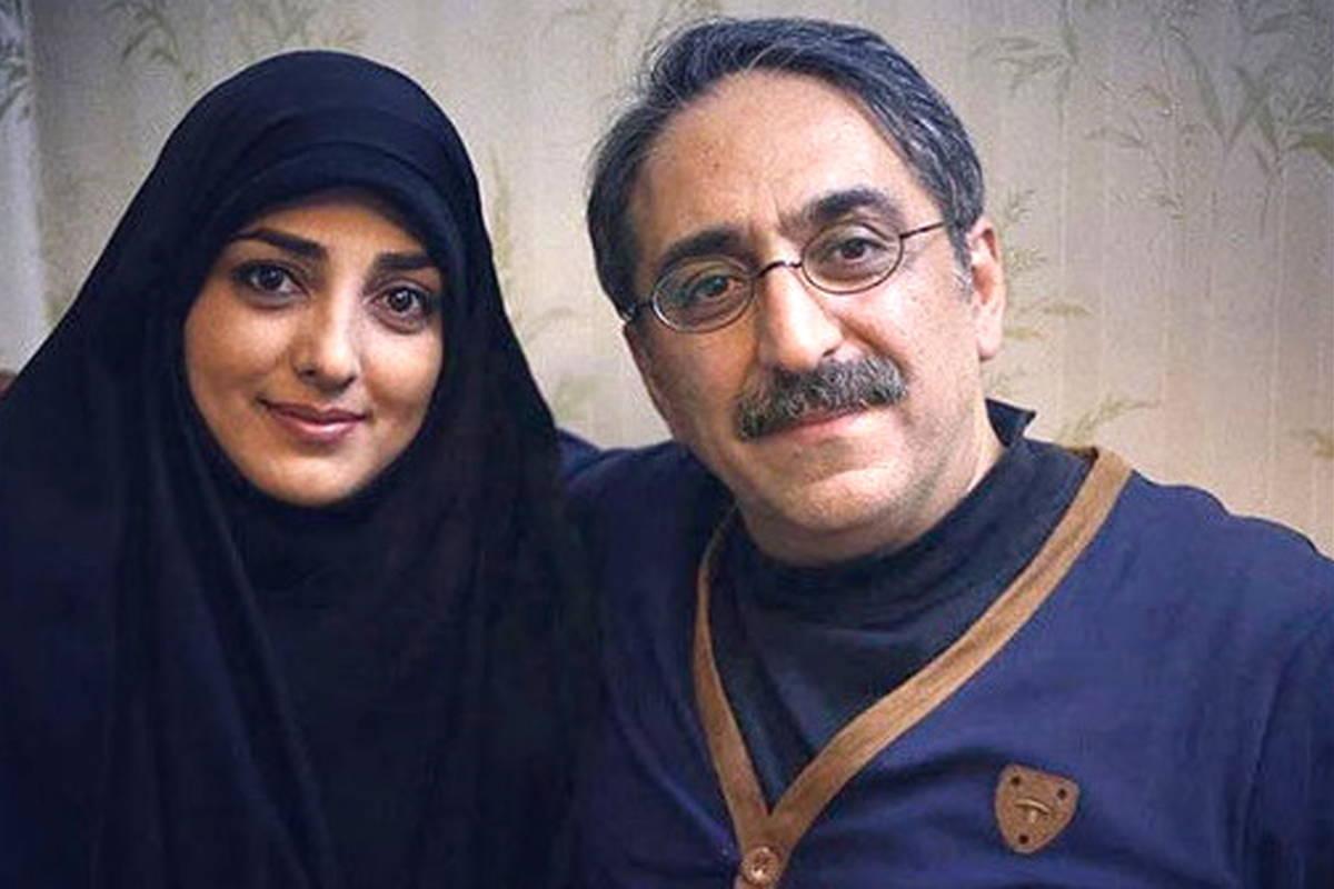 قاب خانوادگی مجری تلویزیون در هیئت + تصویر