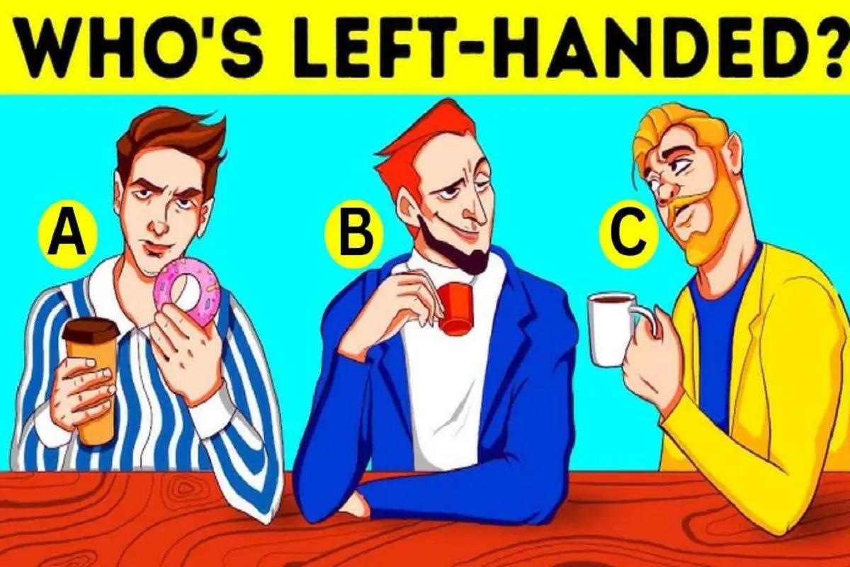 هوش رو محک بزن: مرد چپ‌دست رو پیدا کن و قهرمان شو!