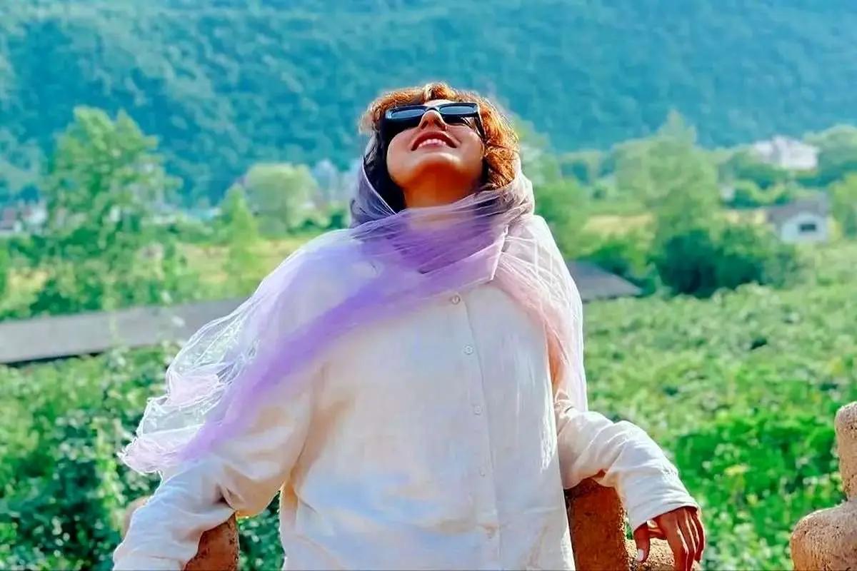 تصاویر جدید بنفشه ریاضی،بازیگر سریال تاسیان