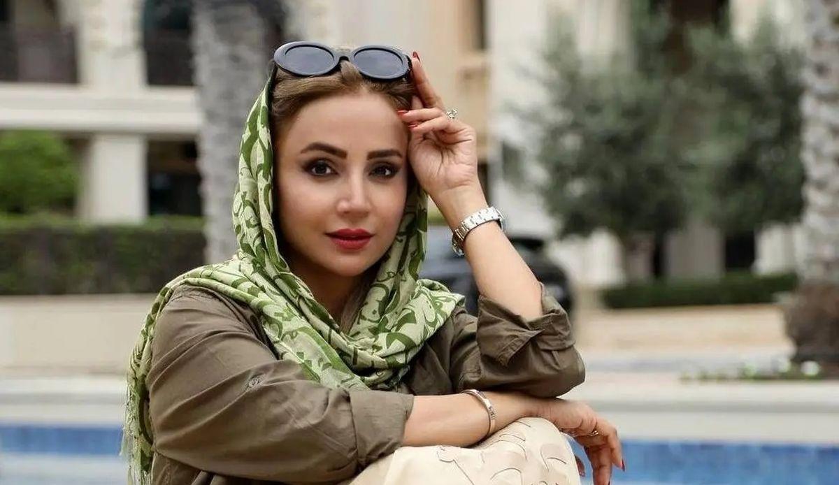 صبح عاشقانه شبنم قلی‌خانی در رستوران شیک چوبی به مناسبت ولنتاین!