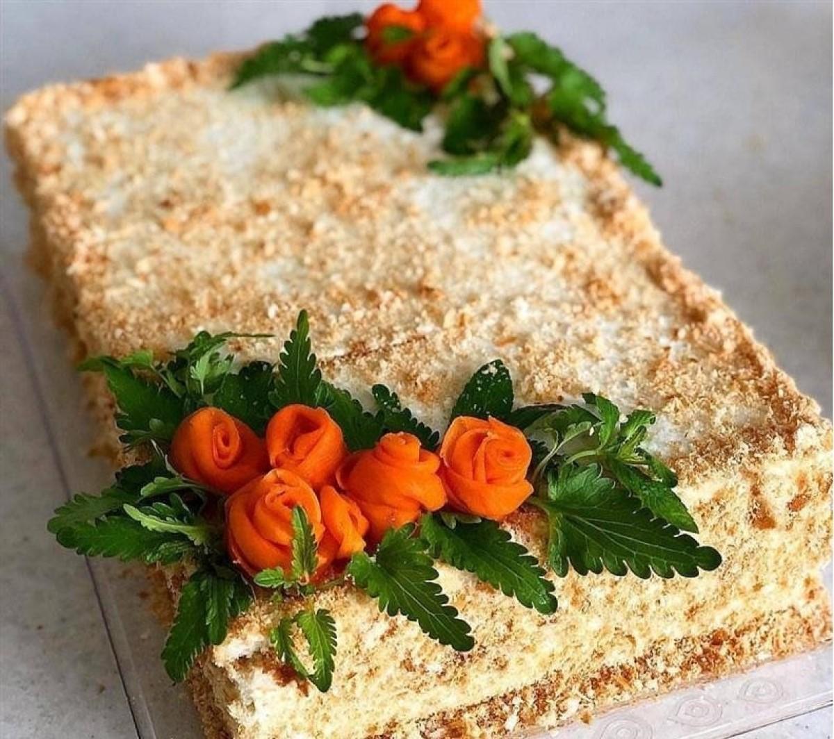 طرز تهیه سالاد پیازچه قالبی با سیب زمینی؛ یک سالاد شیک و خوشمزه مجلسی برای مهمانی