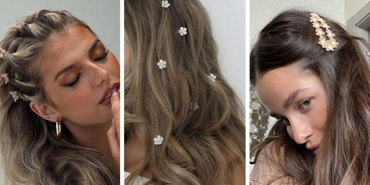 جدیدترین ترند اکسسوری مو در بهار ۱۴۰۴؛ گل و سنجاق‌سرهای بامزه و دخترانه!