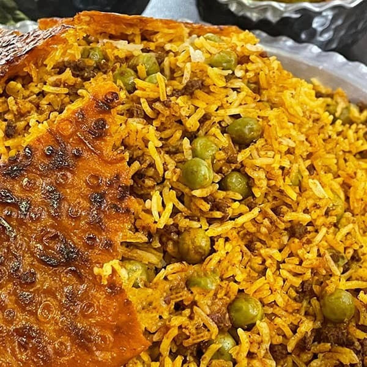 طرز تهیه پلو نخودفرنگی؛ ترکیب رنگ و طعم در یک غذای ساده