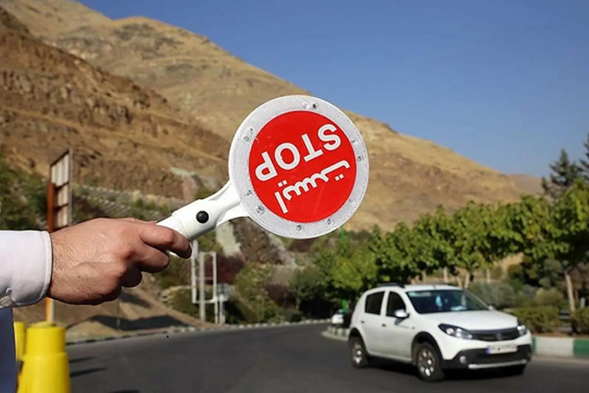 توقف راننده مست جاده چالوس با شلیک پلیس