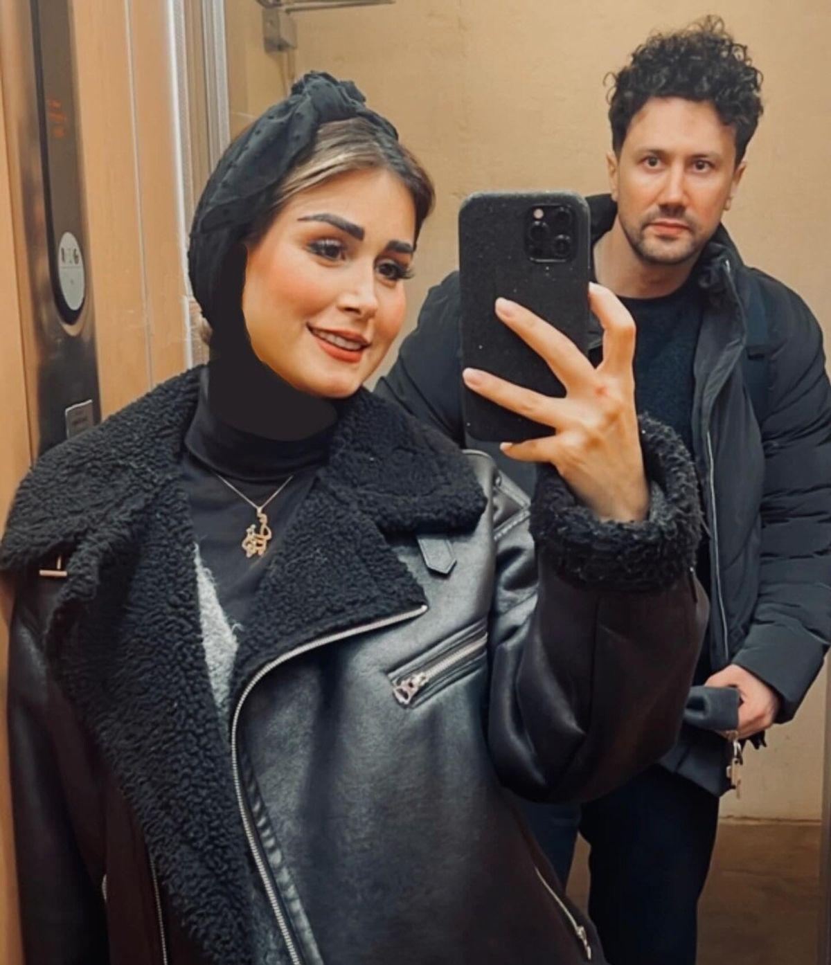 نگاهی به لباس عروس باکلاس سپیده بزمی پور همسر شاهرخ استخری