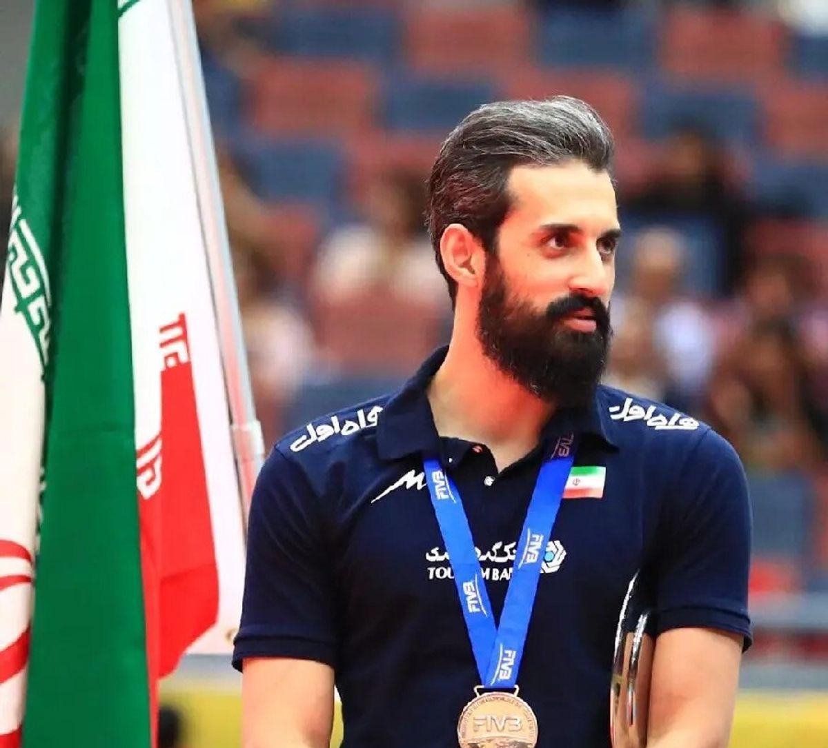 سعید معروف ستاره والیبال کشورمون و خواهرزاده چشم درشت و بانمکش