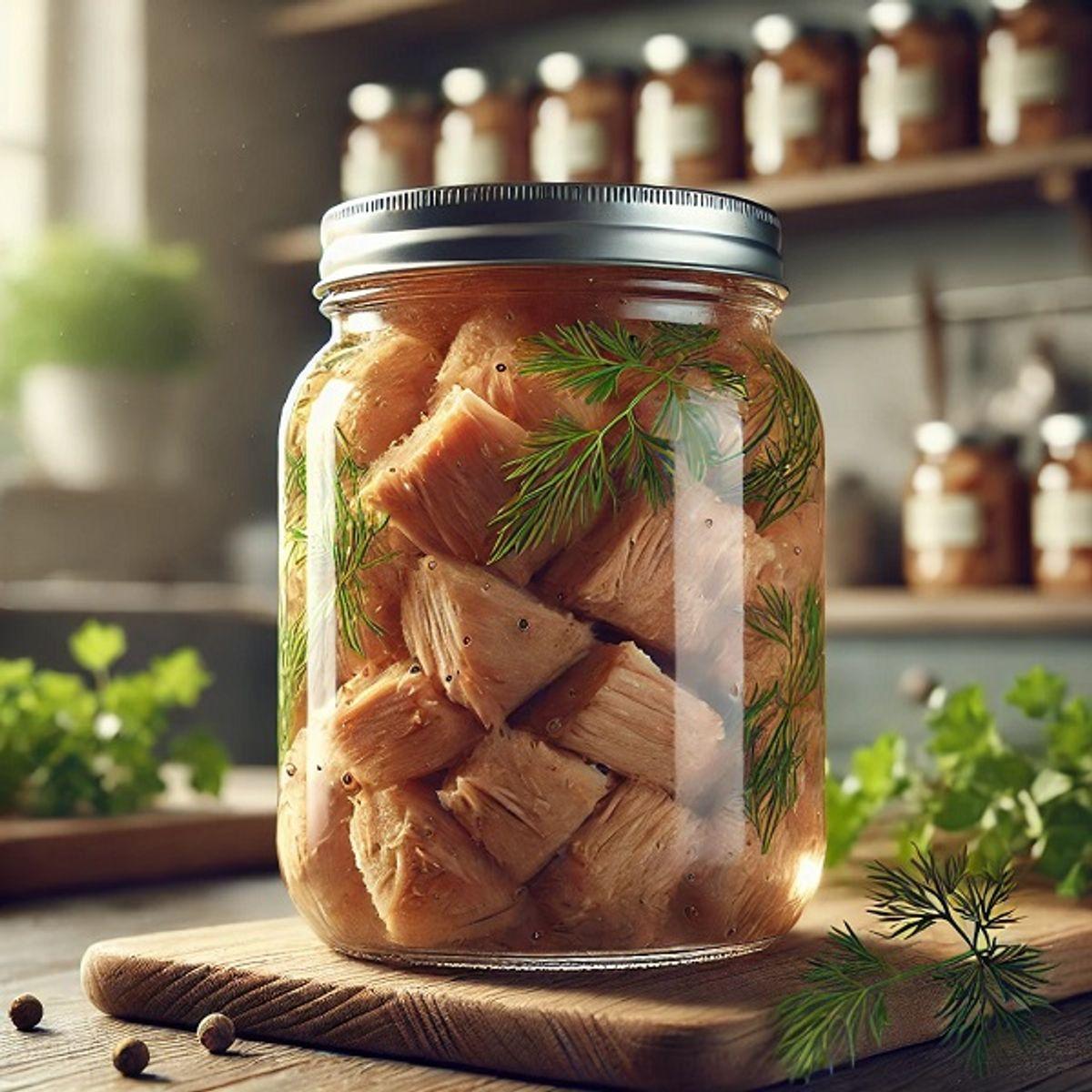 طرز تهیه تن ماهی خانگی خوشمزه و سالم با ماهی هوور