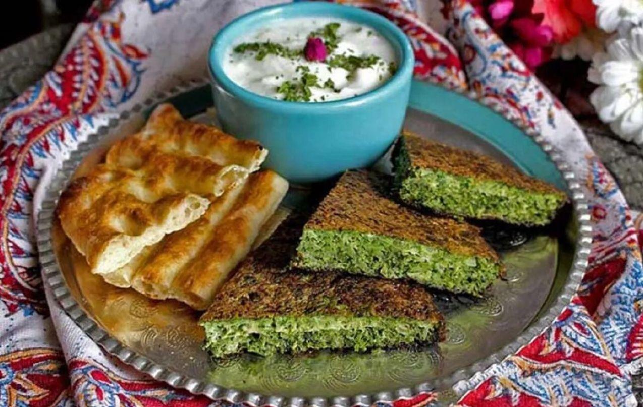 طرز تهیه کوکو شوید بدون سیب زمینی