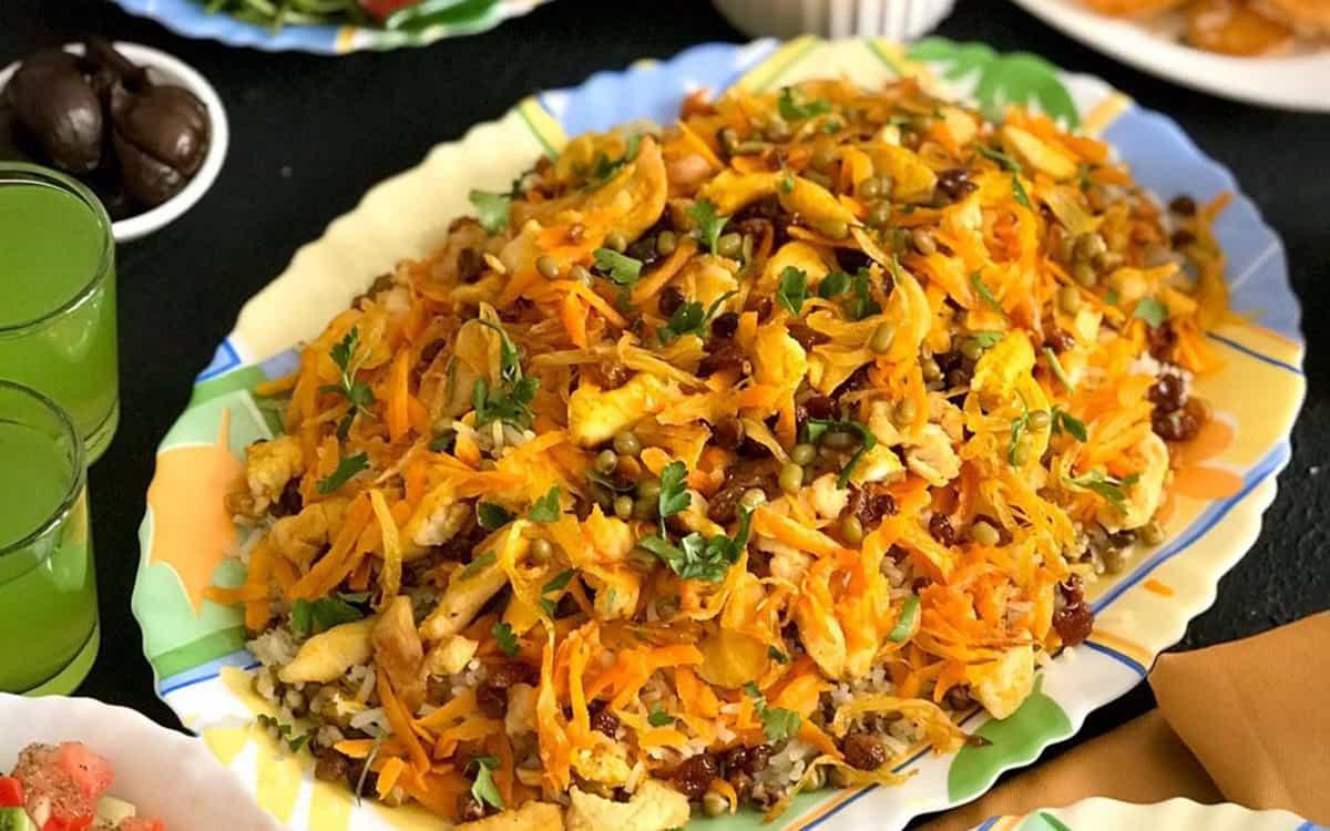 طرز تهیه ماش پلو بدون گوشت: افطاری ساده، سریع و خوشمزه!