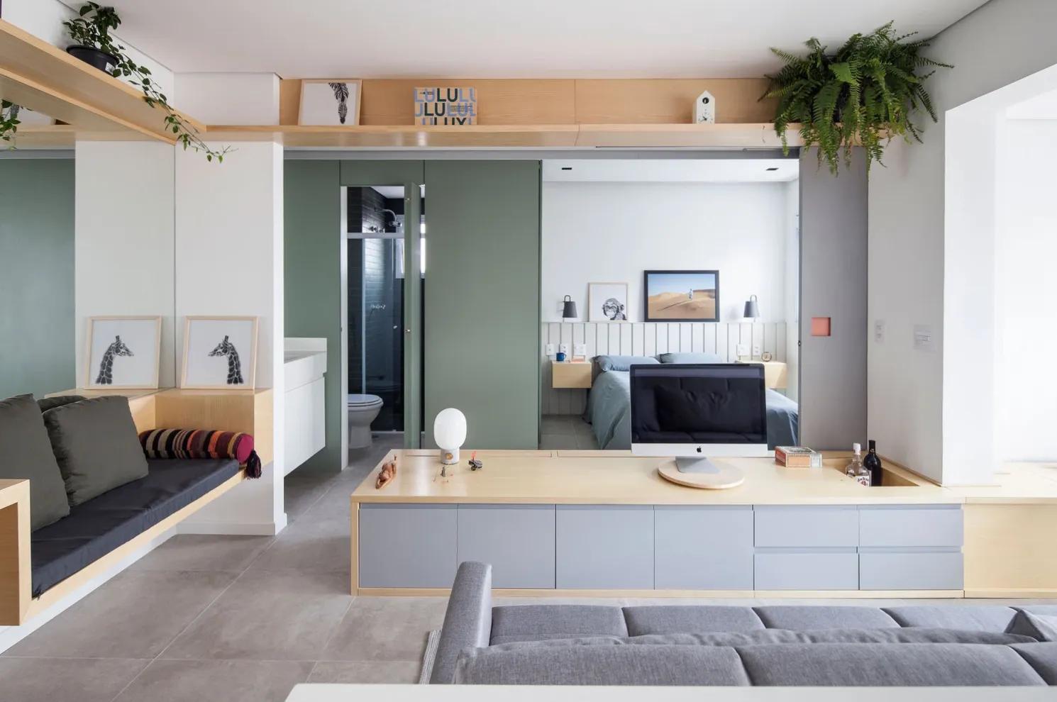 دکوراسیون خانه‌های ۵۰ متری؛ ایده‌های خلاقانه برای بزرگ‌تر نشان دادن فضا و زندگی راحت‌تر