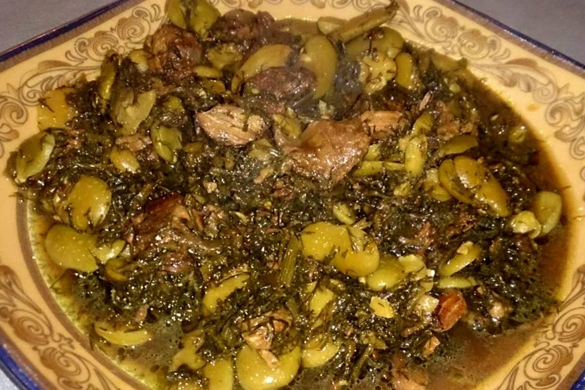 طرز تهیه خورش شوید باقالی