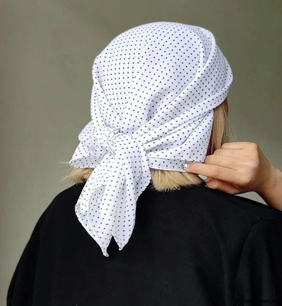 مینی اسکارف رو شیک ببند | ۴ روش جذاب بستن مینی اسکارف