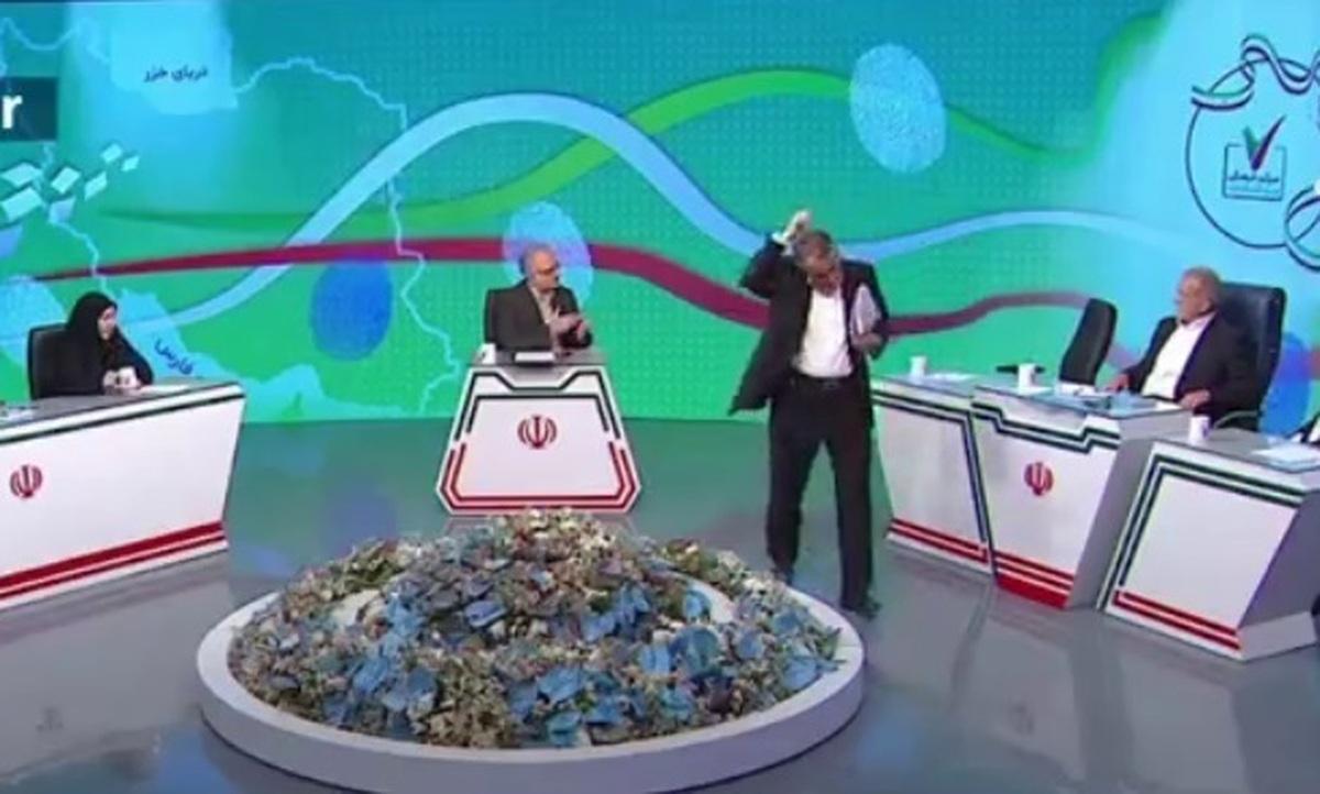 دعوا و آبروریزی در میزگرد فرهنگی مسعود پزشکیان | مشاور مسعود پزشکیان میکروفن صدا و سیما را پرتاب کرد +ویدئو