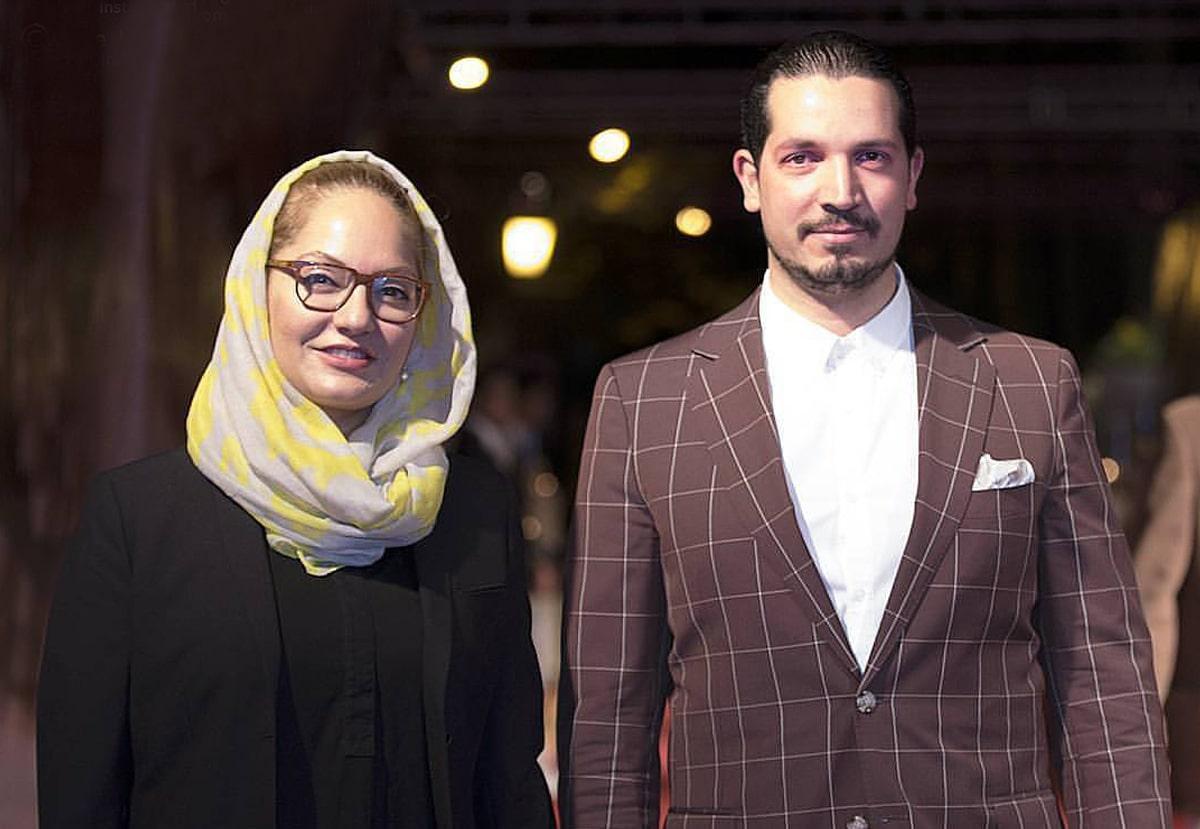 حضور برادر یاسین رامین در مراسم سوگواری مادر مهناز افشار