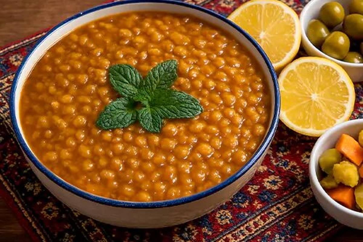 رسپی متفاوت عدسی ؛ لعاب دار و خوشمزه بهتر از قهوه خانه و رستوران