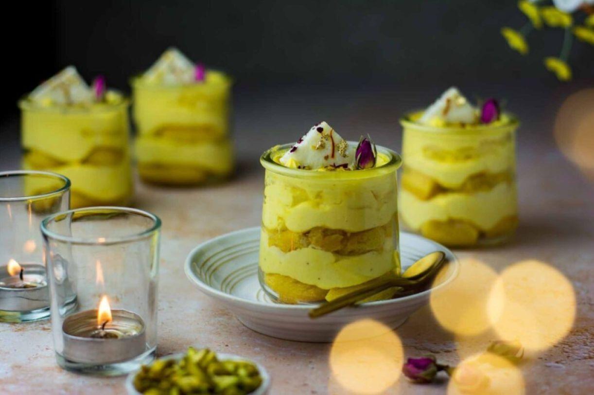 طرز تهیه تیرامیسو زعفرانی؛ یک دسر ایتالیایی با ترکیبی خوشمزه