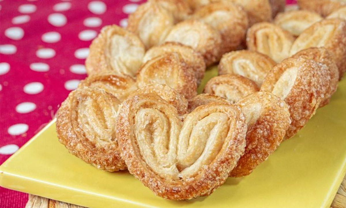 طرز تهیه شیرینی پالیمه | شکل قلبی این شیرینی اشتهای همه رو باز میکنه