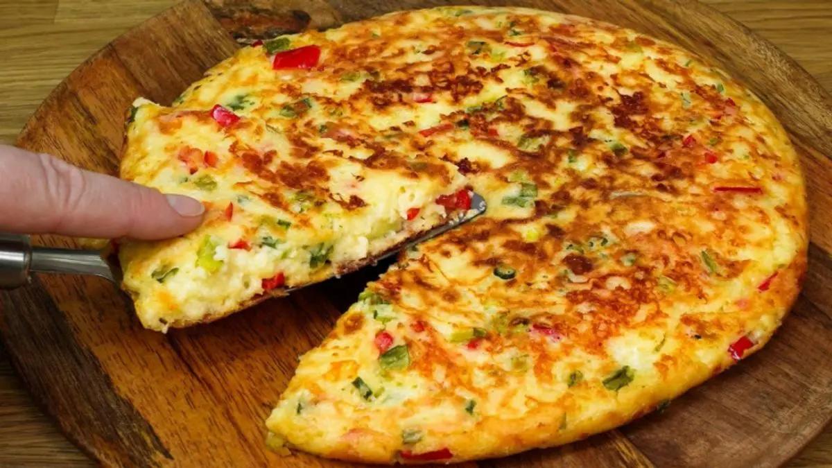 طرز تهیه پیتزا به سبک آشپز معروف آلمانی | با تخم مرغ و تن ماهی پیتزا درست کن