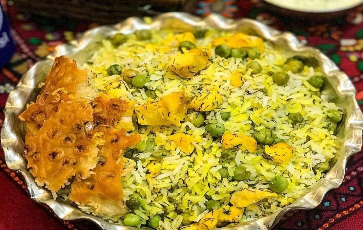 نخودفرنگی پلو؛ یک پلو مخلوط لذیذ با دو روش پخت