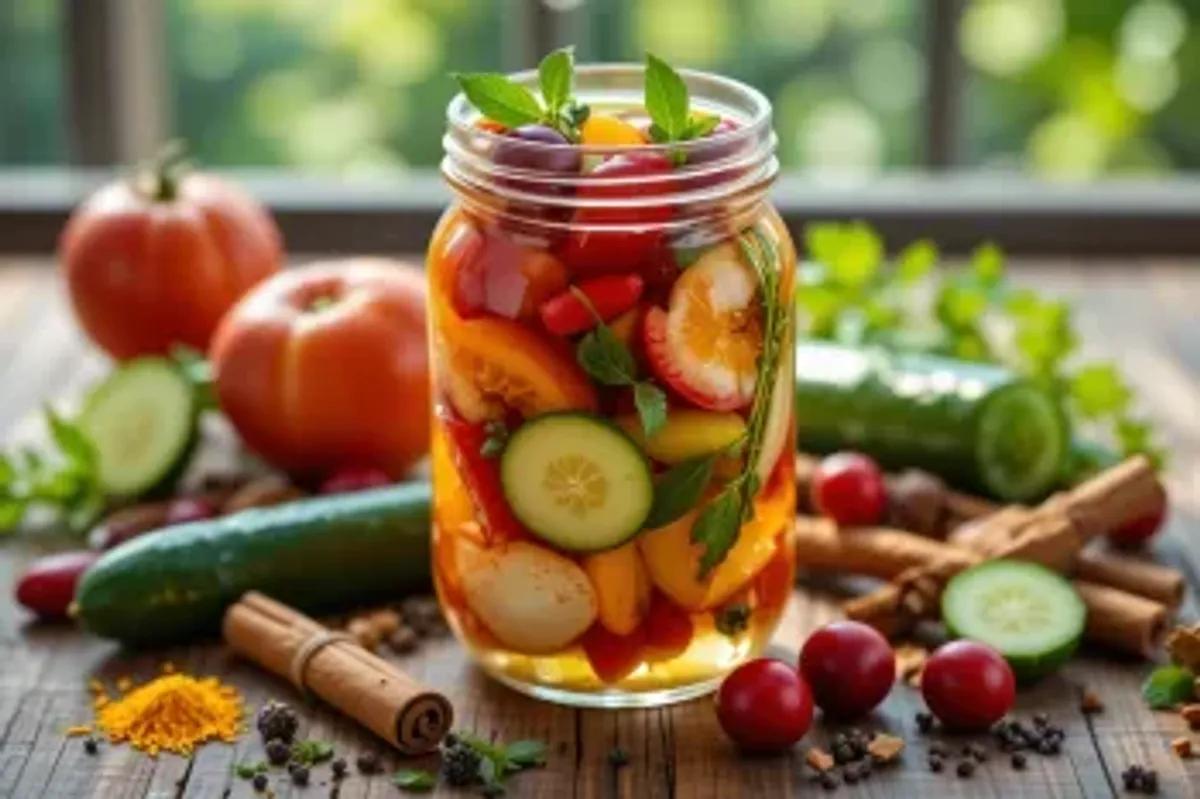 لذت ترشیسازی در خانه | طرز تهیه ترشی خوشمزه با میوههای تابستانی محبوب