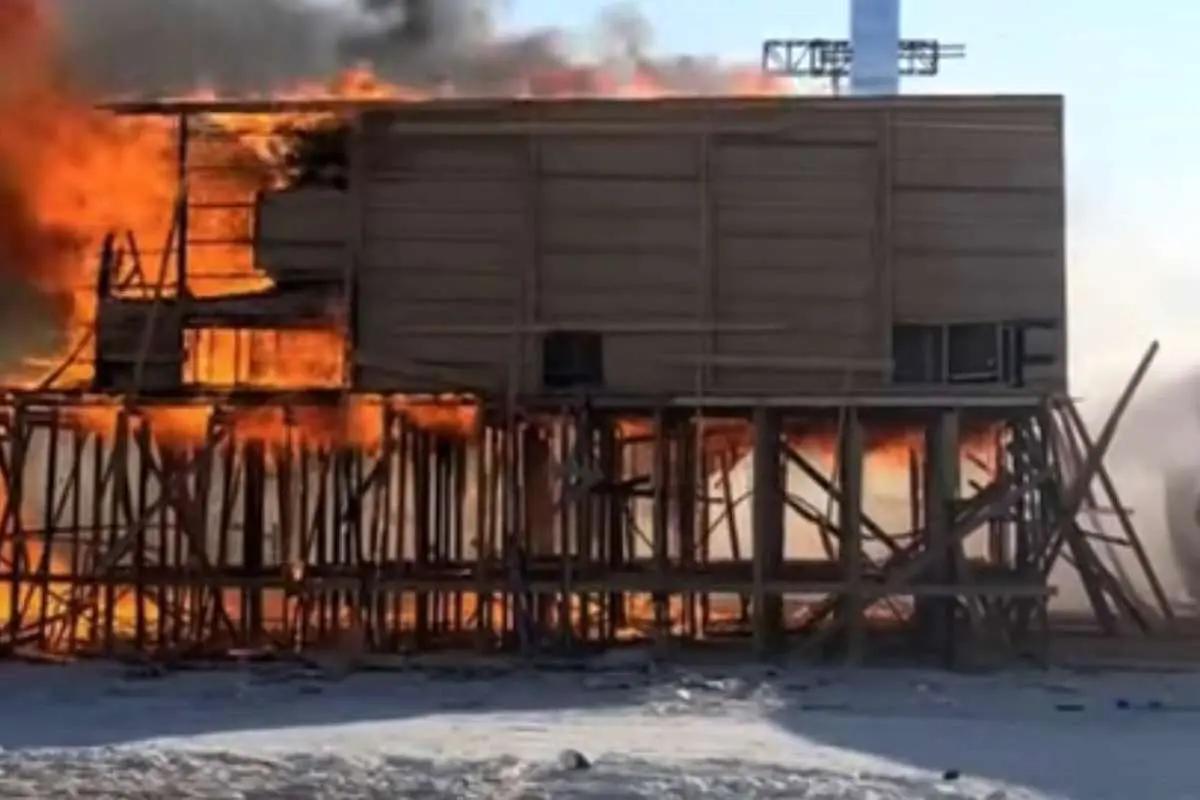 آتشسوزی ناگهانی در کنسرت موسیقی